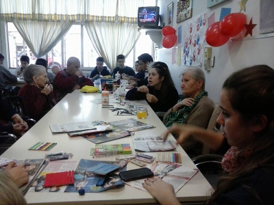 Visita al Hogar de ancianos