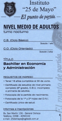 Requisitos de ingreso