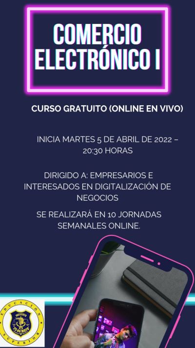 Capacitación gratuita &quot;Comercio electrónico I&quot;