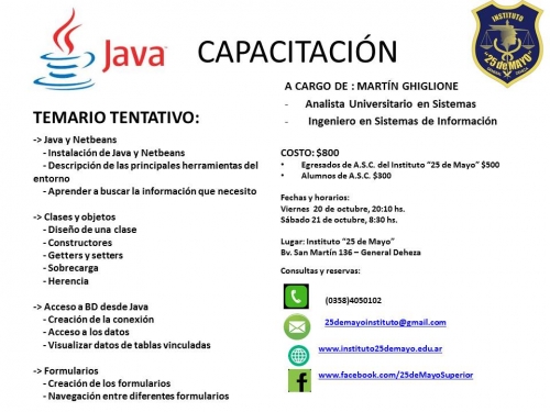 Capacitación JAVA