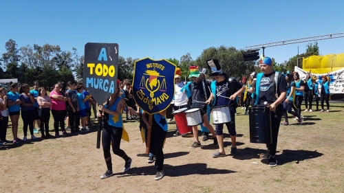 La murga en la Kermés Saludable