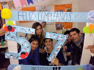 Festejo del cumple del Instituto