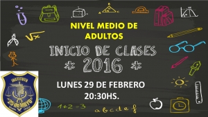 Inicio de clases 2016