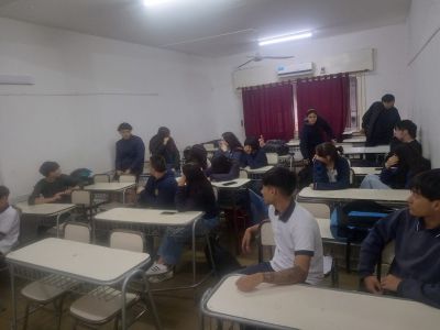 Reunión con los representantes del Centro de Estudiantes y los delegados escolares