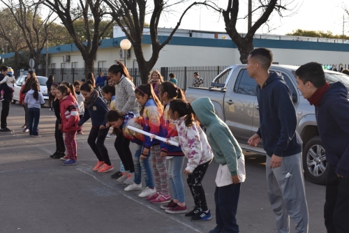 Festejo del día del niño en el Merendero