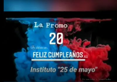 ¡Feliz cumple 25! Sexto Año C.S. y H.